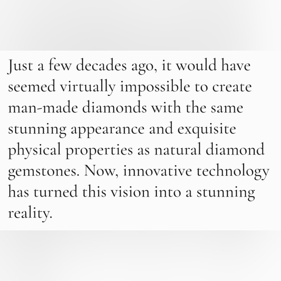 Simulated(lab grown) doesnt mean fake?Lab moissenite? Lab diamonds? I'm confused - Picture 1 of 10